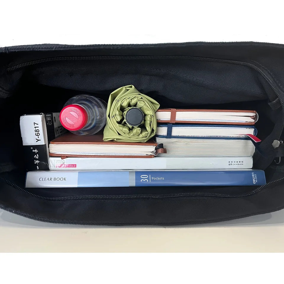 Workwear Canvas Shoulder Bag Large Capacity Retro Messenger Bag New Student Class Messenger Bag